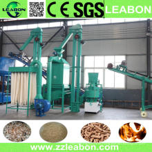 1t/H Wood Sawdust Powder Rice Husk Straw Stalk Pellet Mill Production Line